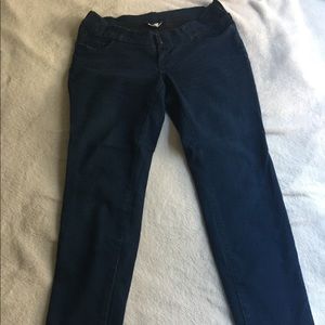 A Pea in the Pod Dark Denim Skinny Maternity Jeans